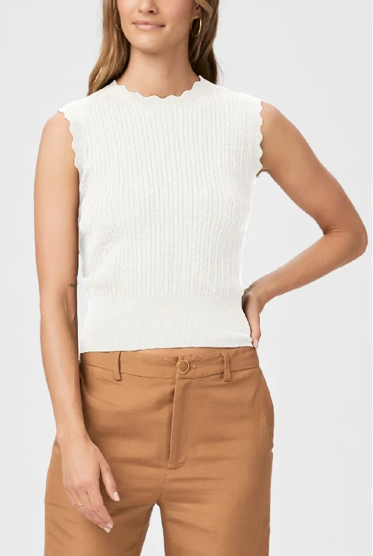 Quick Sale Syrie Top in Ivory