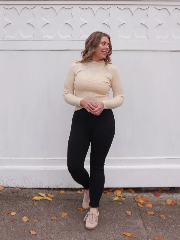 Early Bird Discount Kym Knit Top - Cream