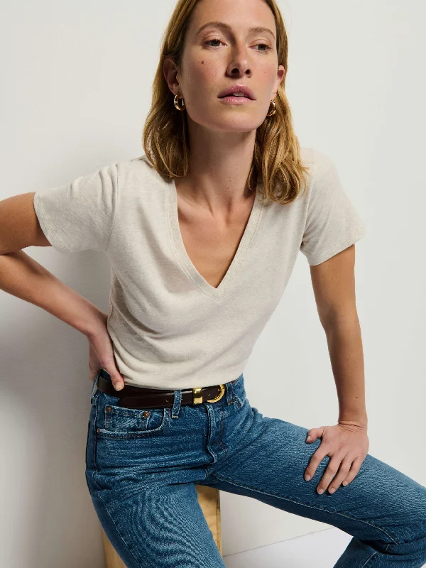 Weekend Offers You Can't Ignore Blair Tee - Heather Oatmeal