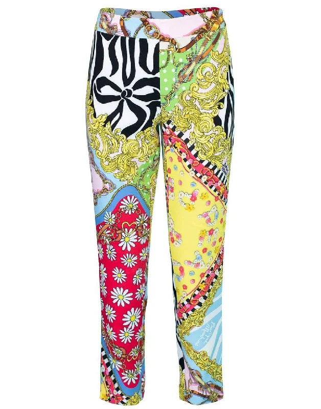 Weekend Discounts to Enjoy Fantasy Print Cropped Pant