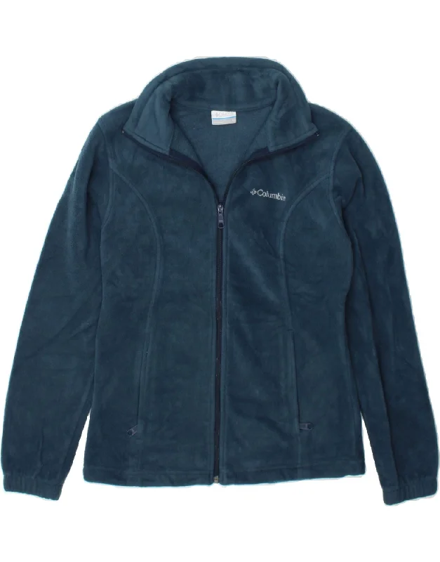 Best Choice COLUMBIA Womens Fleece Jacket UK 10 Small Blue Polyester