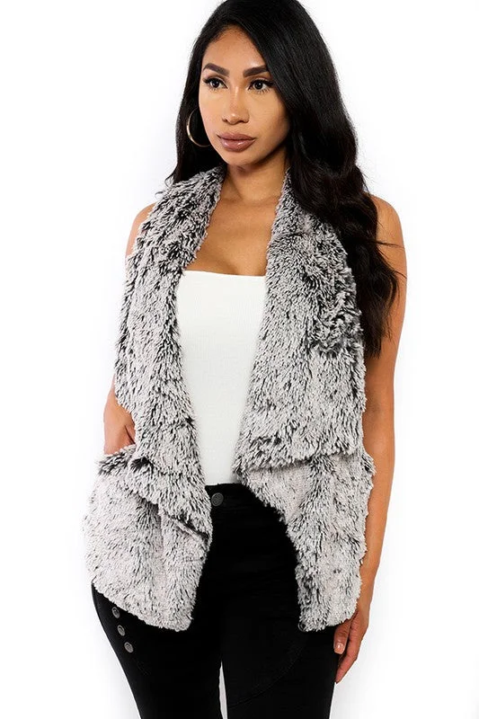 Crazy Deal FLURRY FEELINGS - Sleeveless Vest With Pockets