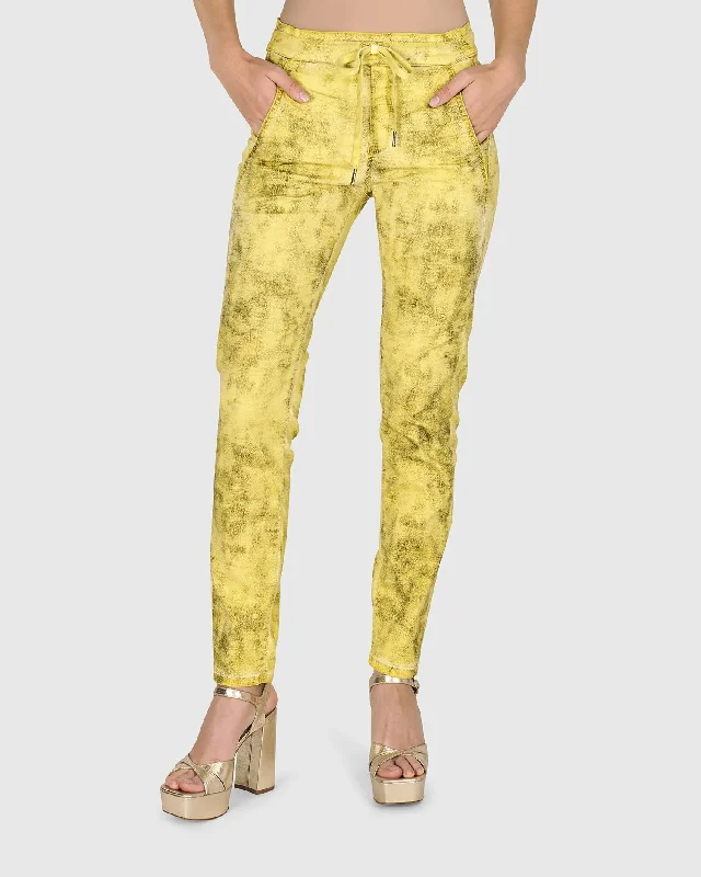 Super Bargain Iconic Stretch Jeans, Citron