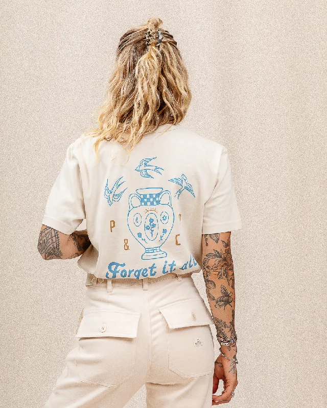 Weekend Offers That Shine Forget It All T-Shirt - Bone