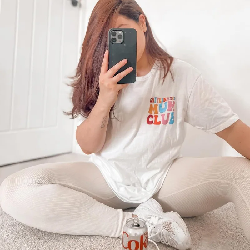 Final Clearance Caffeinated Mum Club Women's T-shirt