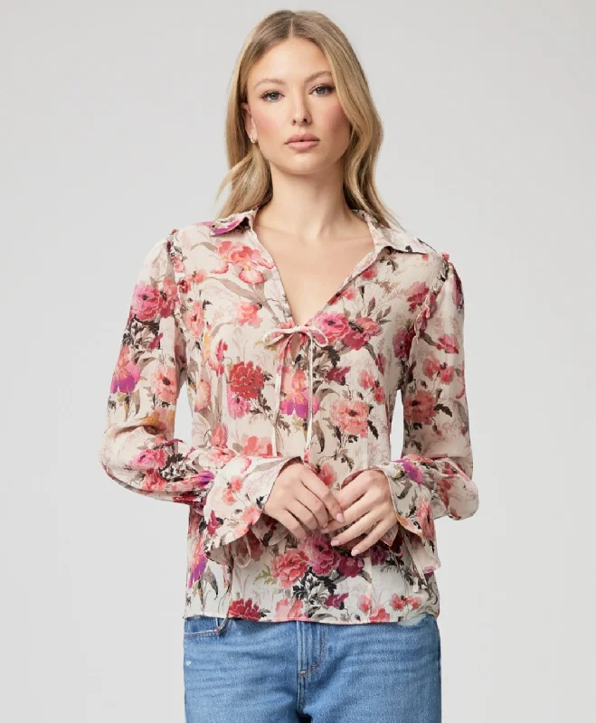 Weekend Savings Fiesta Marsha Shirt in Antique White FINAL SALE