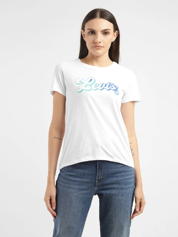 Weekend Price Cuts Galore Womens Graphic Print Crew Neck T Shirt