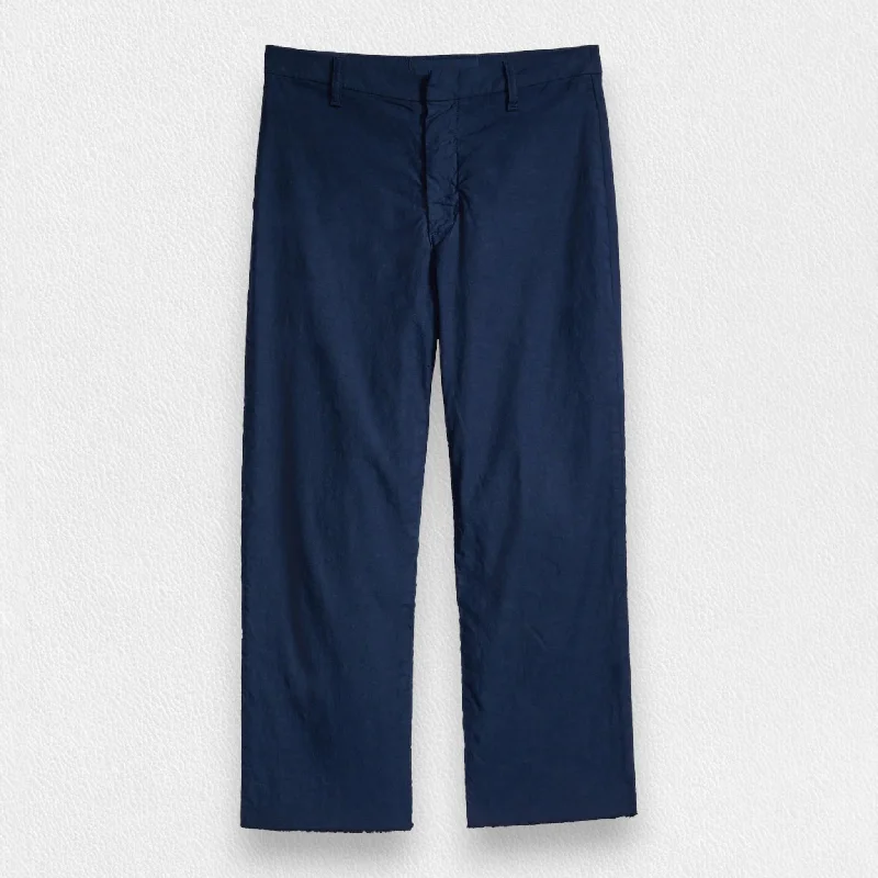 Low Price FRANK AND EILEEN - KINSALE TROUSER IN PERFORMANCE LINEN NAVY