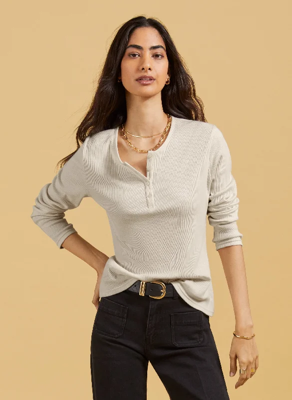 Lowest Prices Organic Cotton Henley Top