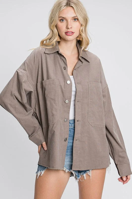 New Arrival + Stone Cold Corduroy Shirt