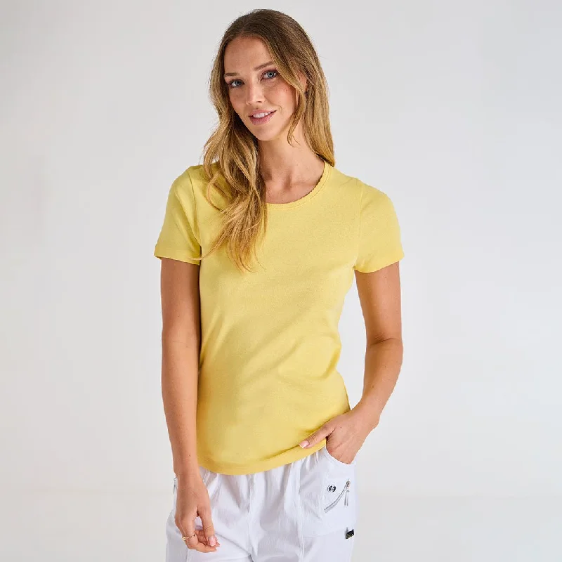 Price Meltdown Ladies Lemon Drop Crew Neck T-Shirt