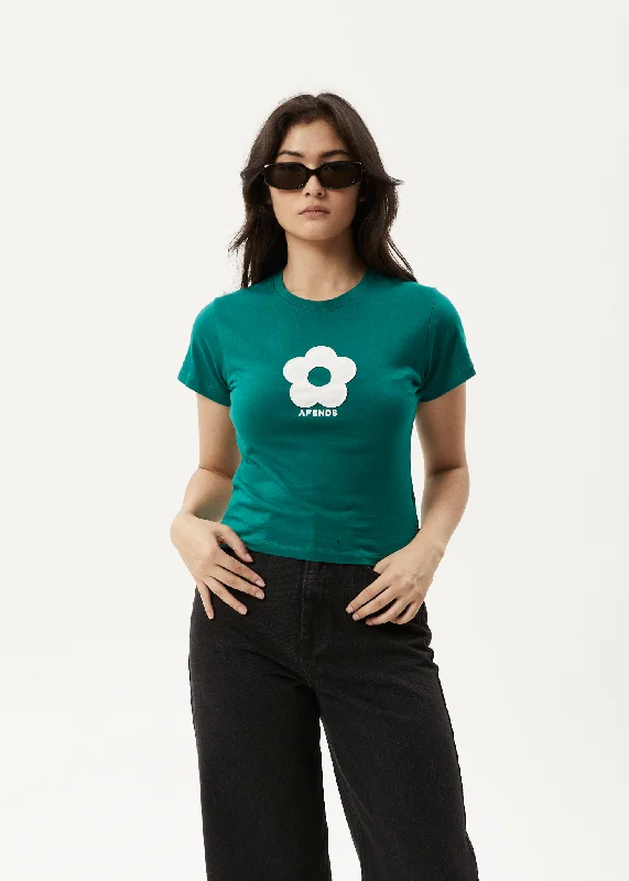 Stock Clearance AFENDS Womens Blossom - Baby T-Shirt - Pine