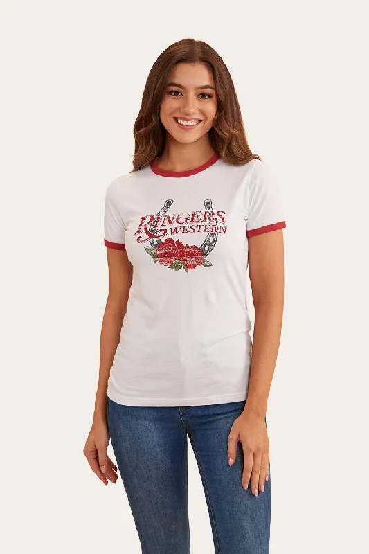 Exclusive Online Offer Ramblin Womens Ringer T-Shirt - White