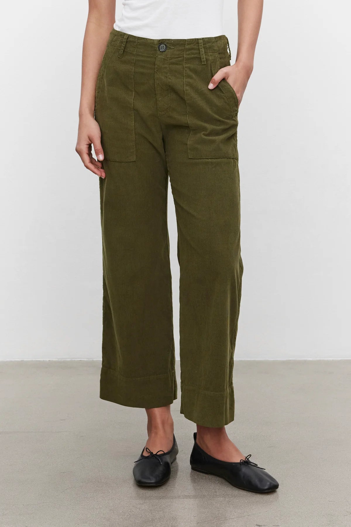 Hurry In Vera Pant - Aloe