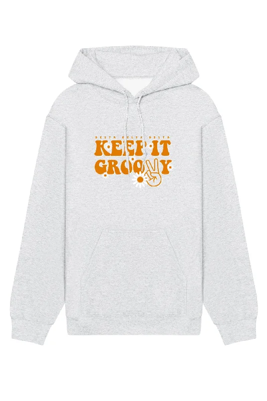 Weekend Bargains to Enjoy Delta Delta Delta Keep It Groovy Hoodie