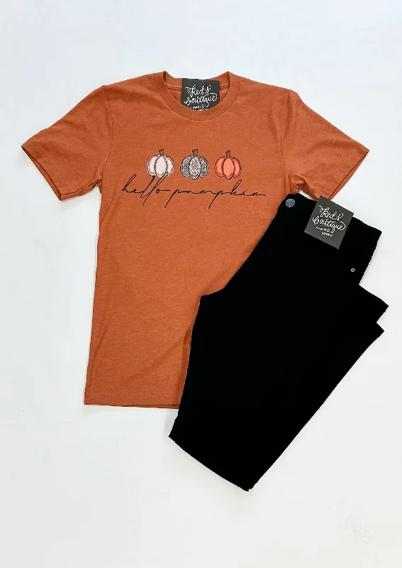 Weekend Deals to Make You Smile Hello Pumpkins Tee - Short Sleeve