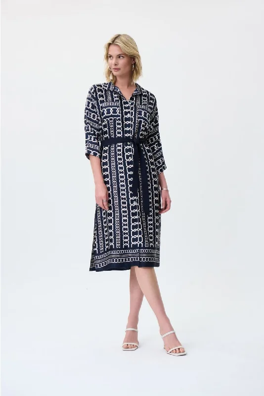 Weekend Deals That Excite Joseph Ribkoff Printed Shirt Dress