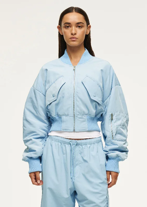 Pay Less CAPTIVATE BOMBER IN SKY BLUE