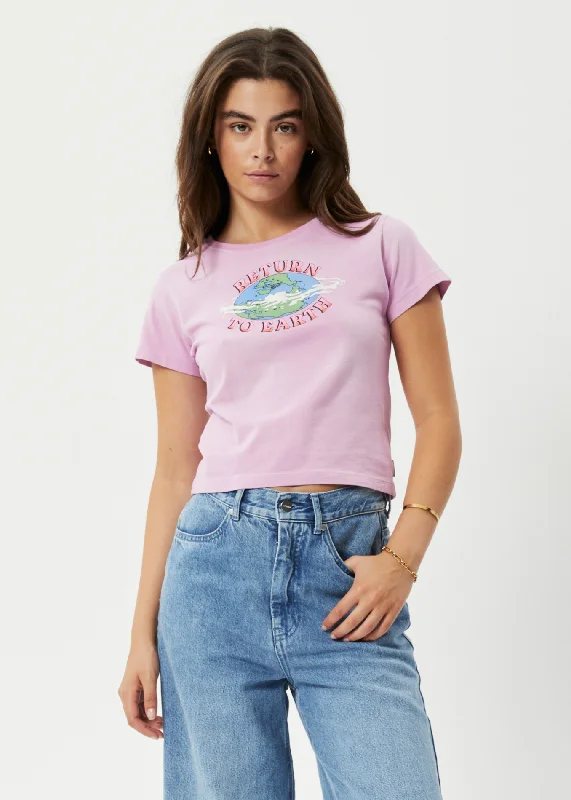 Deal Dash AFENDS Womens Return To Earth - Baby T-Shirt - Worn Candy