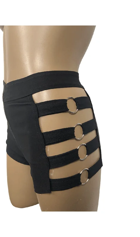 Online Specials O-Ring Cut Out Booty Short