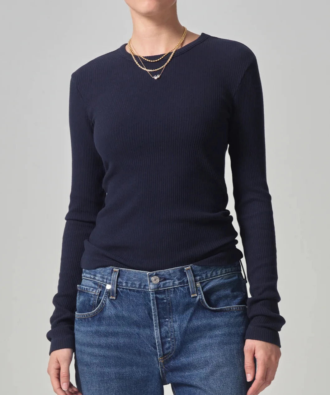 Steal Deal Bina Crewneck ~ Navy