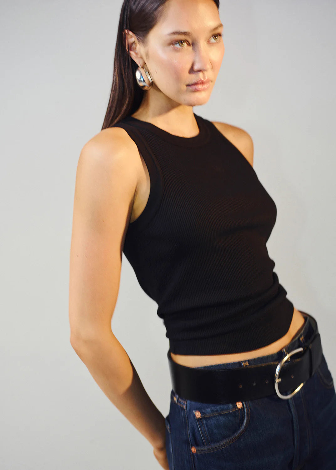 Low Price Isabel Rib Tank ~ Black