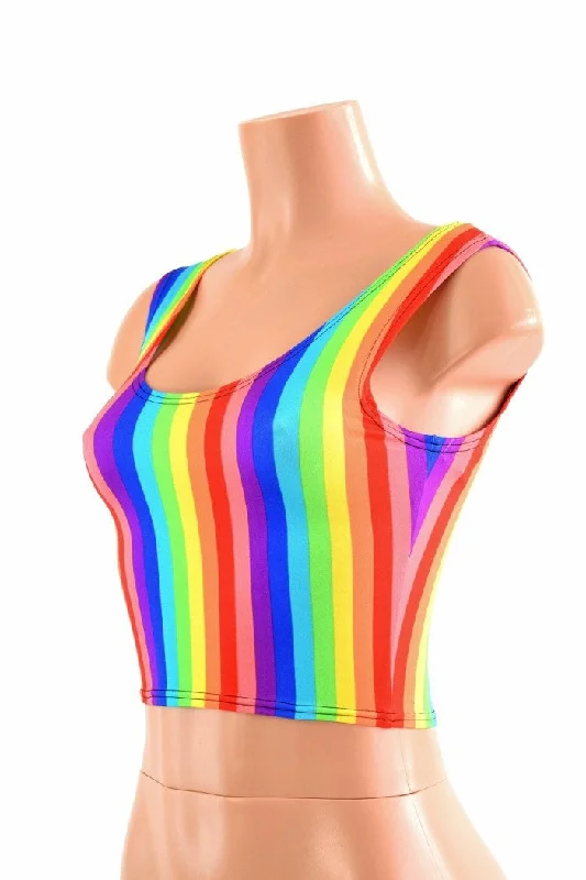 Lowest Prices Rainbow Crop Tank