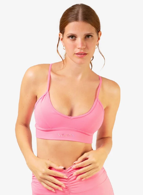 Weekend Bargains to Grab TOP EMANA SPORT CUT-BUBBLEGUM PINK