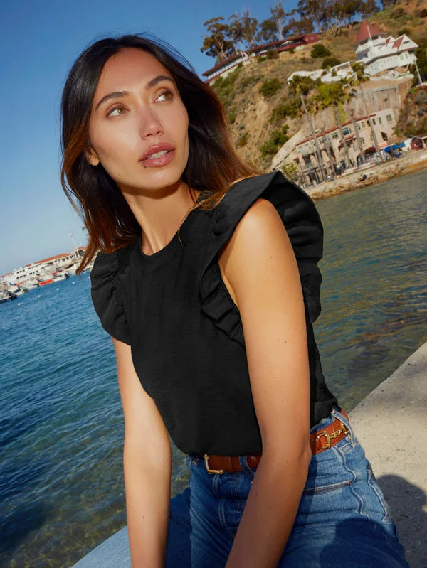 Now or Never Paulette Tank ~ Black