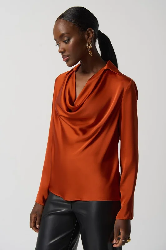 Super Deal Joseph Ribkoff Satin Blouse