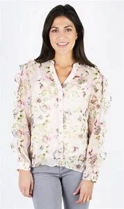 Weekend Savings Spectacle Hana Printed Pink Top