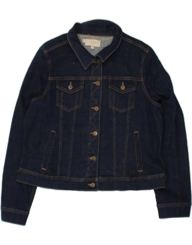 Daily Special HOBBS Womens Denim Jacket UK 18 XL Navy Blue Cotton