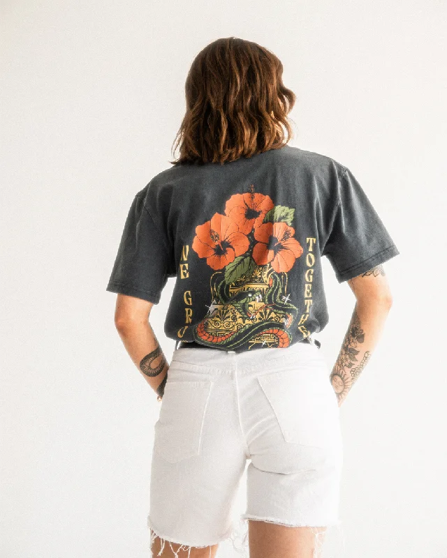 Fantastic Offers We Grow Together T-Shirt - Acid Wash