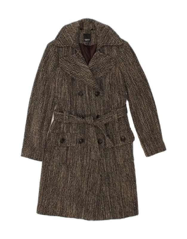 Final Clearance ESPRIT Womens Overcoat UK 12 Medium  Grey Flecked