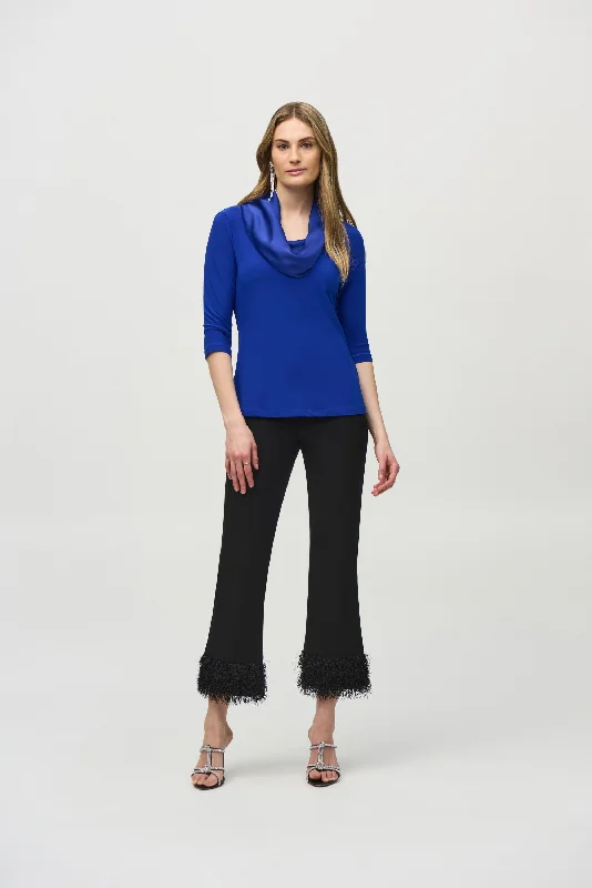 Daily Specials Joseph Ribkoff Silky Knit And Satin Fitted Top