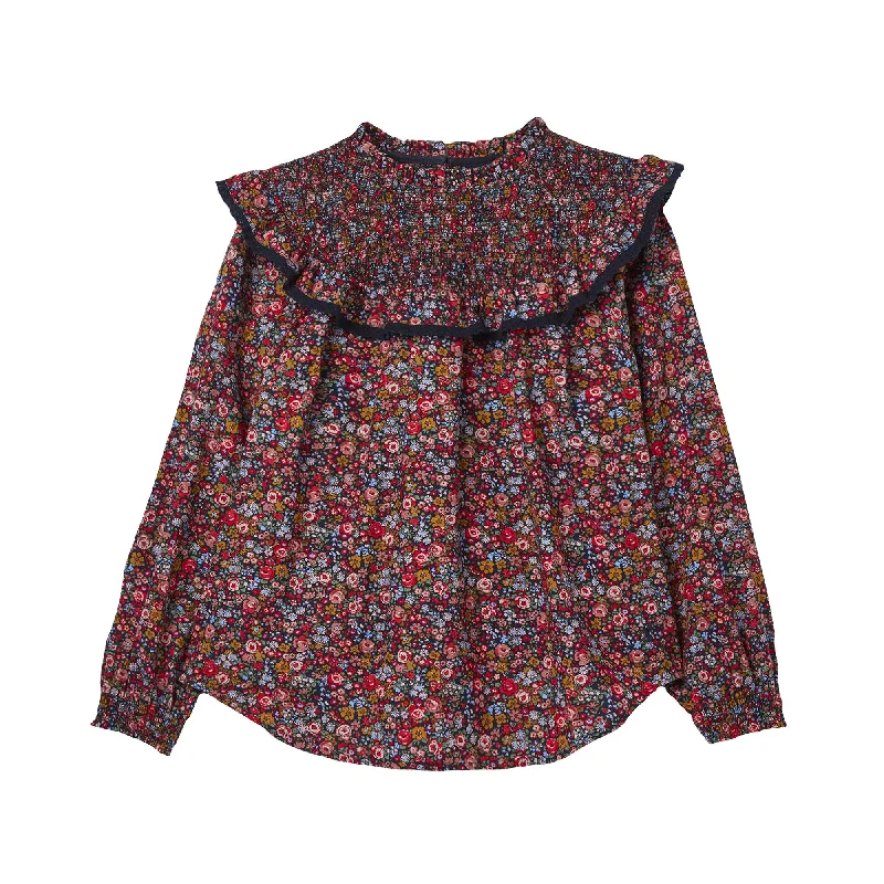 Weekend Savings Spectacular Joules Ladies Delilah Curved Yoke Top With Frill