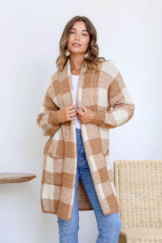 Value Pack Leura Knit Cardigan Tan