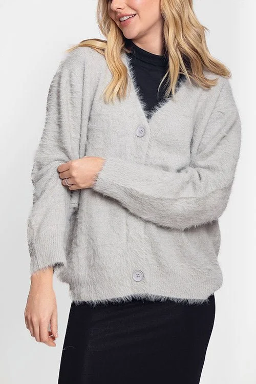 Mega Sale LANA CARDIGAN (LIGHT GREY)