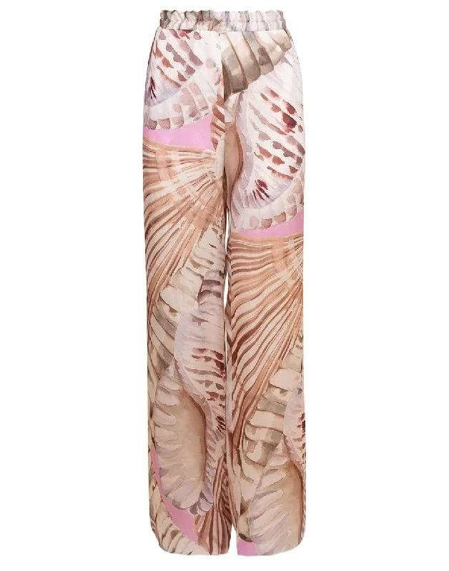 Instant Discount Printed Elastic Waist Pant