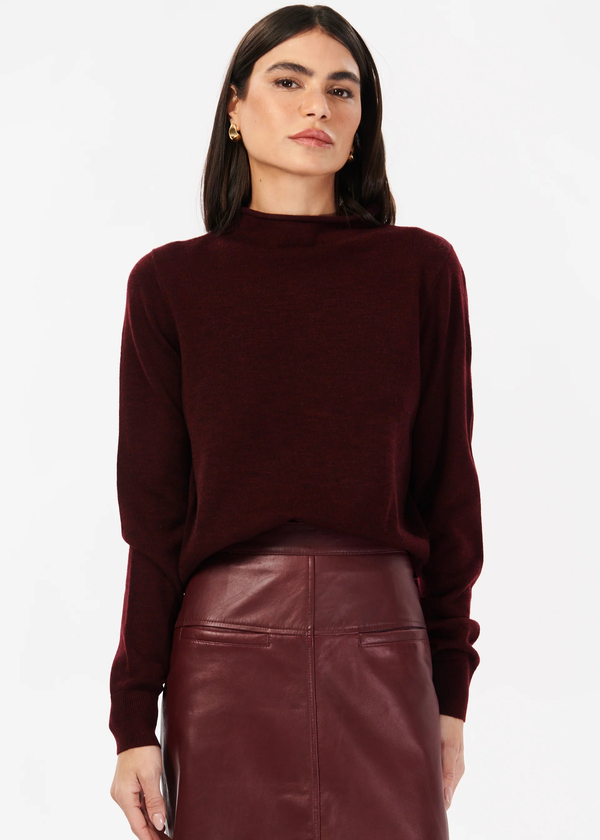 Members Only Gwendolyn Sweater ~ Cranberry