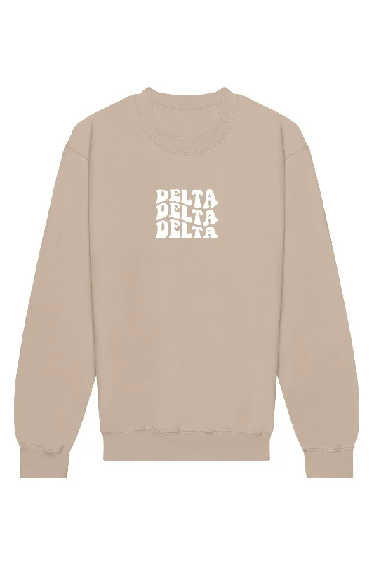 Reduced Price Delta Delta Delta Sister Sister Crewneck Sweatshirt