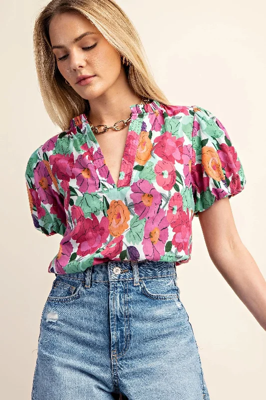 Limited Time Discount NIKKI FLORAL TOP