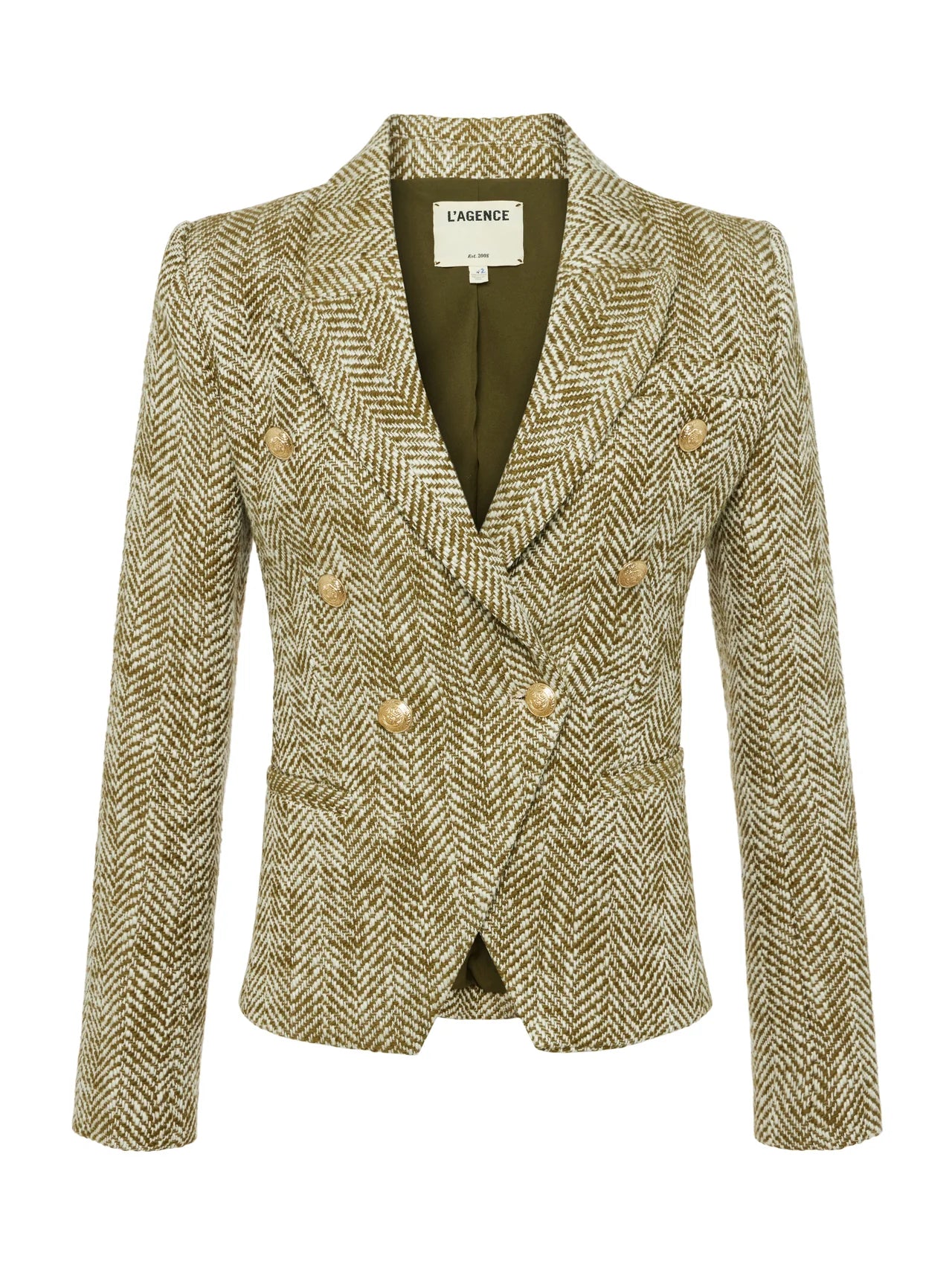 Weekend Wonders Await! Marie Herringbone Blazer