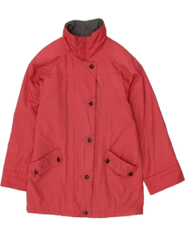 Great Bargain VINTAGE Womens Overcoat UK 14 Large  Pink