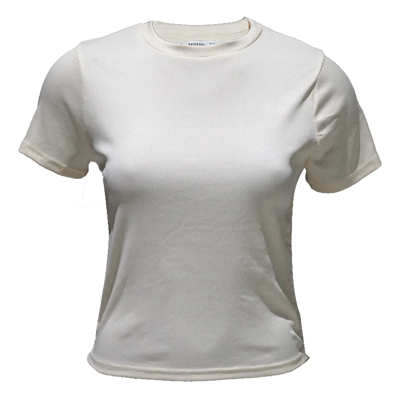 Best Choice Cream Ruched T-Shirt