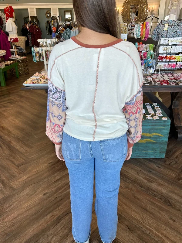 While Supplies Last Rust Tribal Top