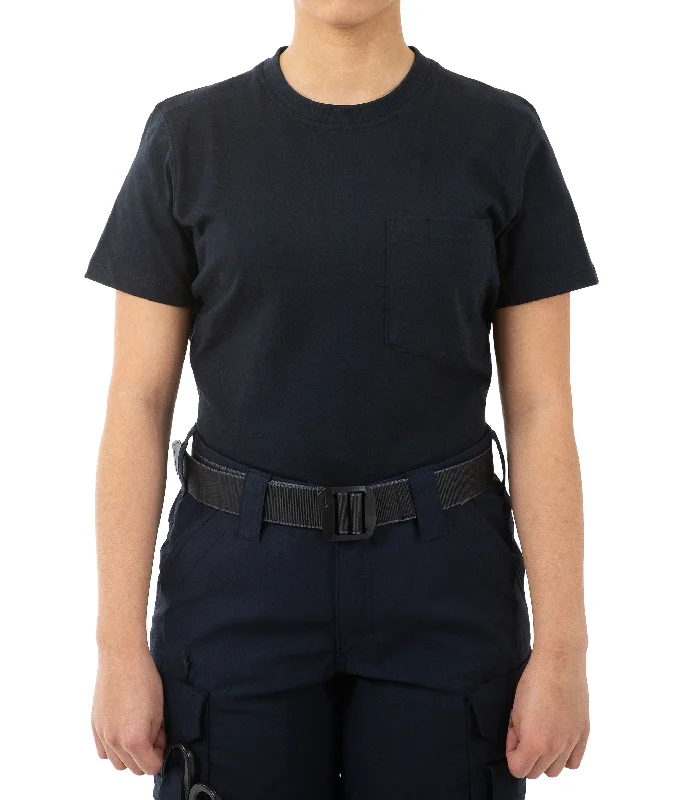 Extra Discounts Women's Tactix Cotton T-Shirt with Chest Pocket