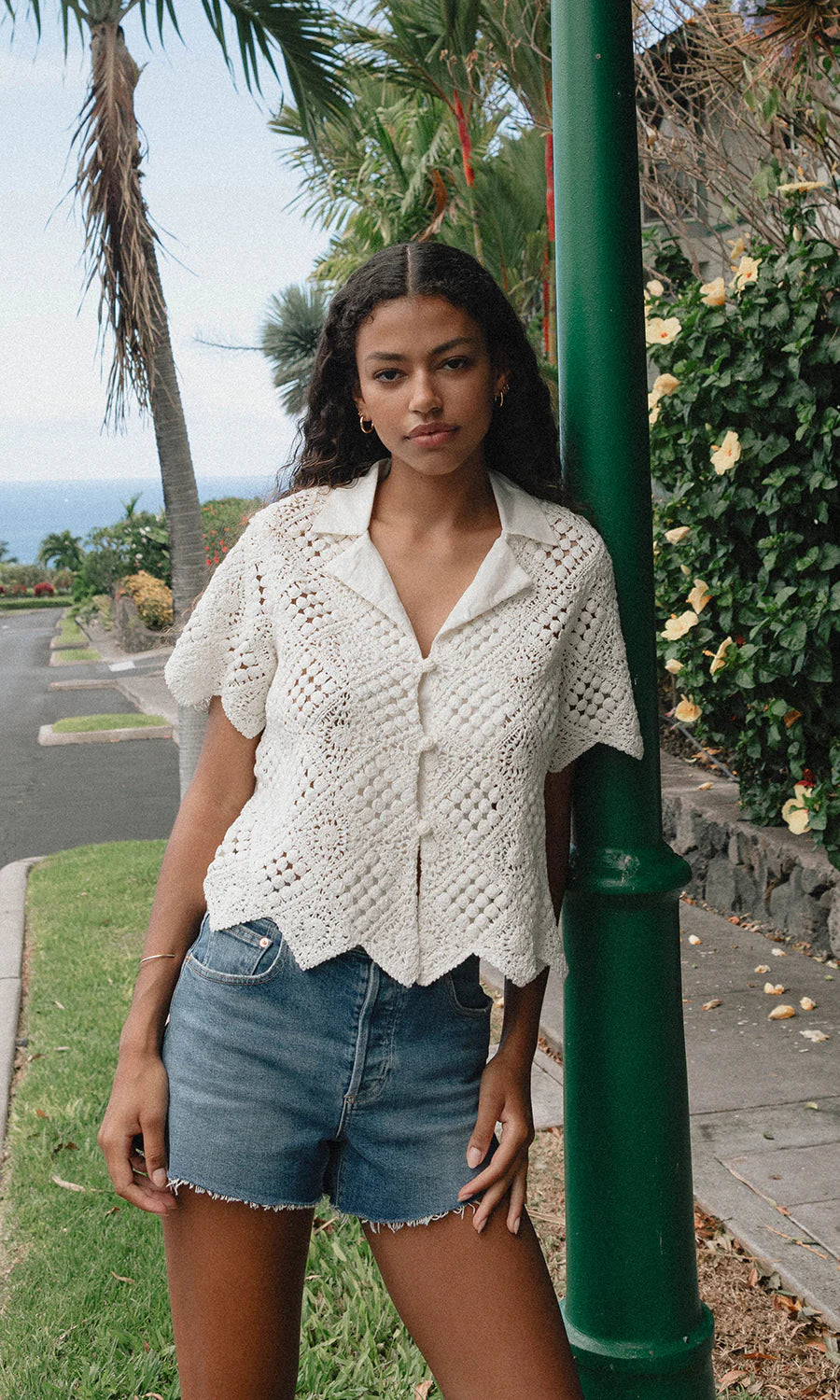 Can't Be Beat Nan Top ~ Diamond Crochet