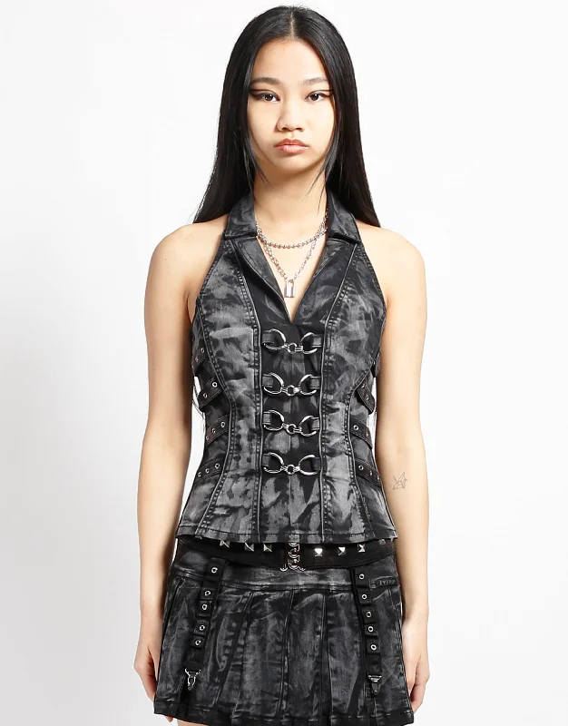Low Cost PEACE CORSET BLACK