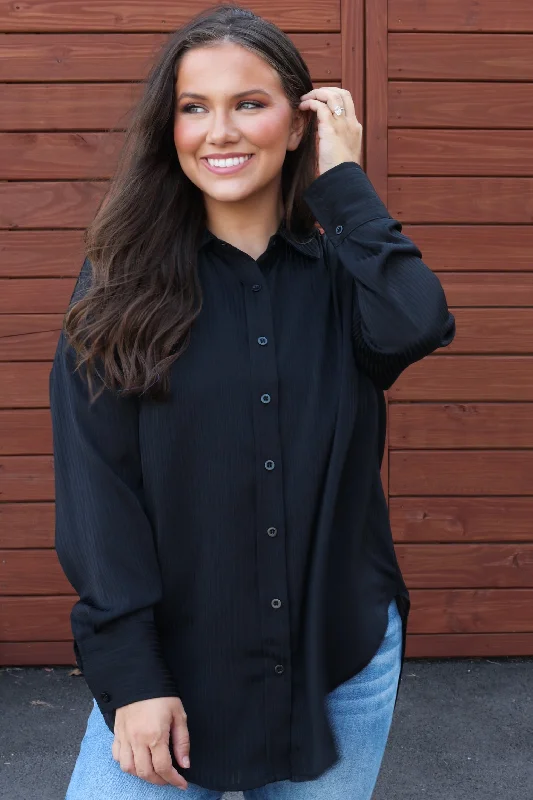 Quick Sale Brynn Pinstripe Button Down (FINIAL SALE)